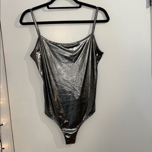 AMERICAN APPAREL Metallic Bodysuit